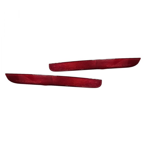 Replacement - Rear Driver and Passenger Side Bumper Reflector Set