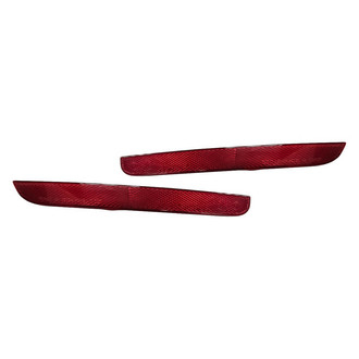 Replacement - Rear Driver and Passenger Side Bumper Reflector Set (Standard Line)