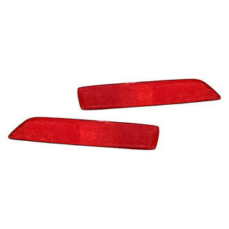 Replacement - Rear Driver and Passenger Side Bumper Reflector Set (Standard Line)