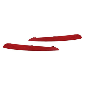 Replacement - Rear Driver and Passenger Side Bumper Reflector Set (CAPA Certified)
