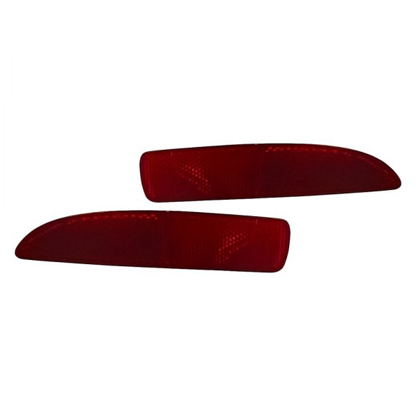 Replacement - Rear Driver and Passenger Side Outer Bumper Reflector Set