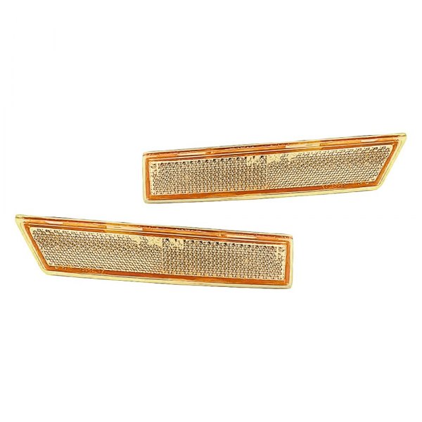 Replacement - Front Driver and Passenger Side Bumper Reflector Set