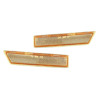 Replacement - Front Driver and Passenger Side Bumper Reflector Set (Standard Line)