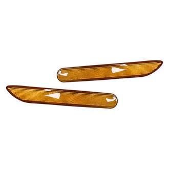 Replacement - Front Driver and Passenger Side Bumper Reflector Set (Standard Line)