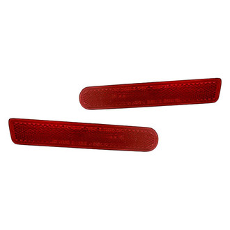 Replacement - Rear Driver and Passenger Side Bumper Reflector Set (Standard Line)