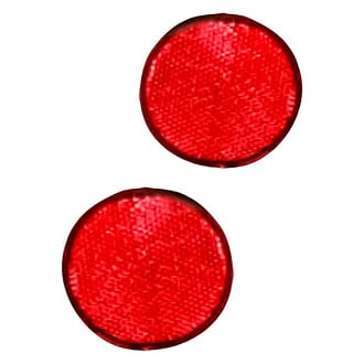 Replacement - Rear Driver and Passenger Side Bumper Reflector Set (CAPA Certified)