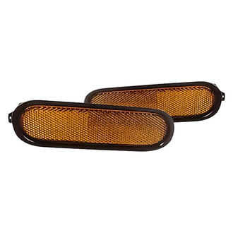 Replacement - Front Driver and Passenger Side Bumper Reflector Set (Standard Line)