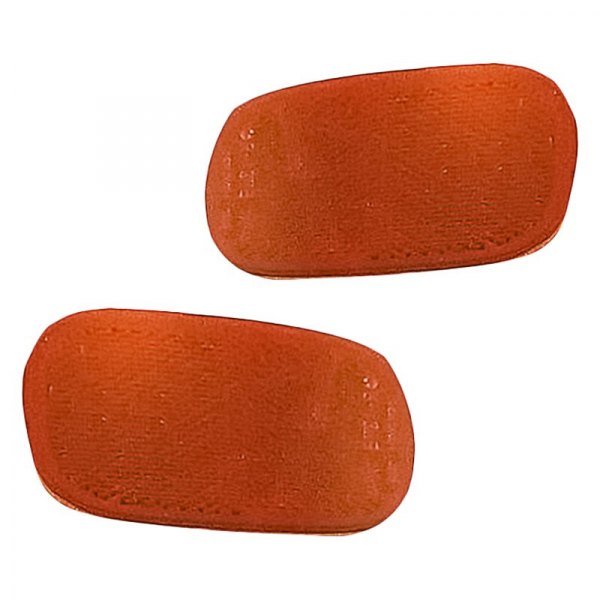 Replacement - Rear Driver and Passenger Side Bumper End Reflector Set