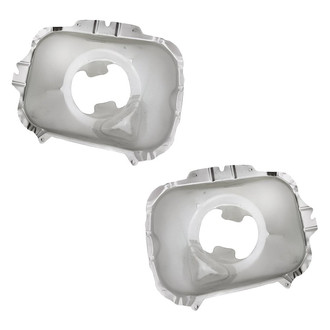 Replacement - Driver and Passenger Side Headlight Bracket Set (CAPA Certified)