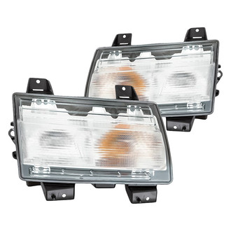 Replacement - Driver and Passenger Side Turn Signal/Parking Light Set (CAPA Certified)