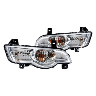 Replacement - Driver and Passenger Side Turn Signal/Parking Light Set (CAPA Certified)