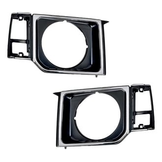 Replacement - Driver and Passenger Side Headlight Bezel Set (Standard Line)