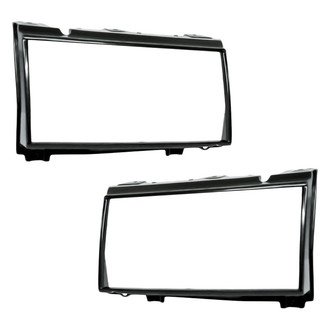 Replacement - Driver and Passenger Side Headlight Bezel Set (Standard Line)
