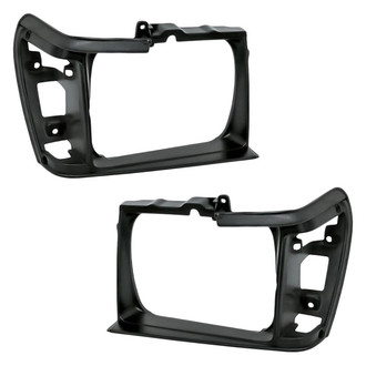 Replacement - Driver and Passenger Side Headlight Bezel Set (Standard Line)