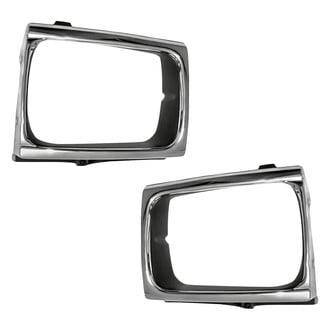 Replacement - Driver and Passenger Side Headlight Bezel Set (Standard Line)