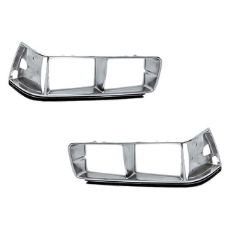 Replacement - Driver and Passenger Side Headlight Bezel Set (Standard Line)