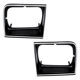 Replacement - Driver and Passenger Side Headlight Bezel Set (Standard Line)