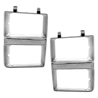 Replacement - Driver and Passenger Side Headlight Bezel Set (Standard Line)