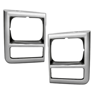 Replacement - Driver and Passenger Side Headlight Bezel Set (Standard Line)