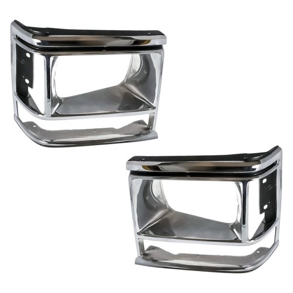 Replacement - Driver and Passenger Side Headlight Bezel Set