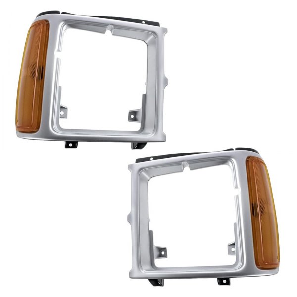 Replacement - Driver and Passenger Side Headlight Bezel Set
