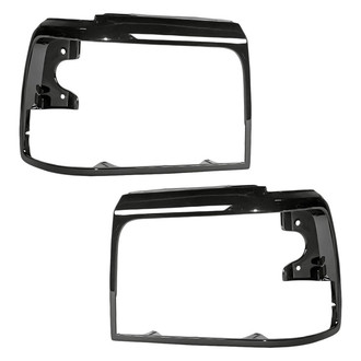 Replacement - Driver and Passenger Side Headlight Bezel Set (Standard Line)