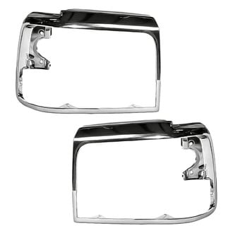 Replacement - Driver and Passenger Side Headlight Bezel Set (Standard Line)