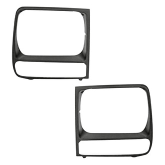 Replacement - Driver and Passenger Side Headlight Bezel Set (Standard Line)