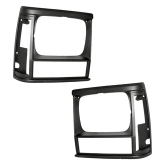 Replacement - Driver and Passenger Side Headlight Bezel Set (Standard Line)