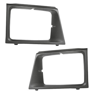 Replacement - Driver and Passenger Side Headlight Bezel Set (Standard Line)