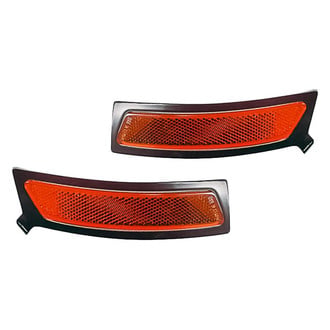Replacement - Front Driver and Passenger Side Bumper Reflector Set (Standard Line)