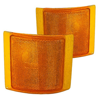 Replacement - Driver and Passenger Side Lower Turn Signal/Corner Light Set (CAPA Certified)