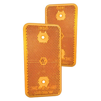 Replacement - Driver and Passenger Side Marker Light Lens Set (CAPA Certified)
