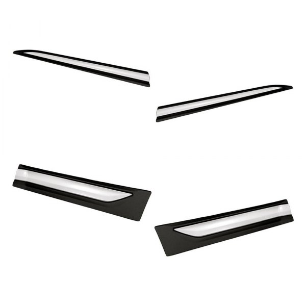 Replacement - Front and Rear Driver and Passenger Side Door Molding Set