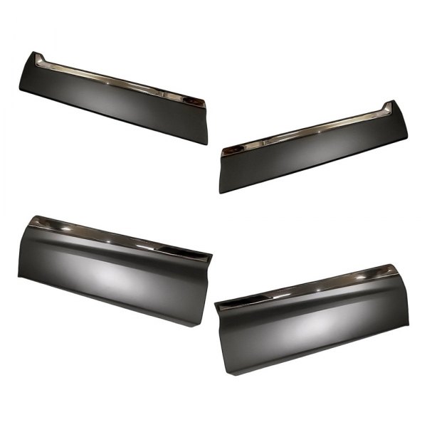 Replacement - Front and Rear Driver and Passenger Side Lower Door Molding Set