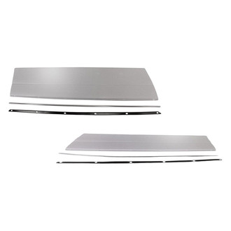 Replacement - Front Driver and Passenger Side Door Trim Panel Assembly Set (Standard Line)