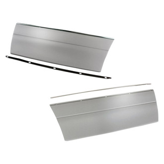 Replacement - Rear Driver and Passenger Side Door Trim Panel Assembly Set (Standard Line)