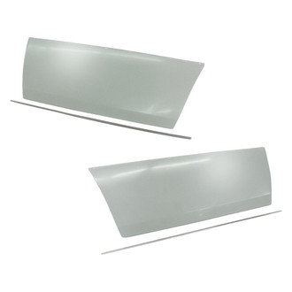 Replacement - Front Driver and Passenger Side Door Molding Set (Standard Line)