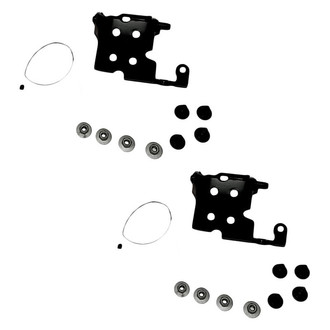 Replacement - Front Upper and Lower Passenger Side Door Hinge Set (Standard Line)