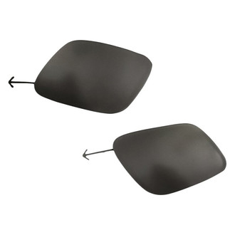 Replacement - Front Driver and Passenger Side Tow Hook Cover Set (Standard Line)