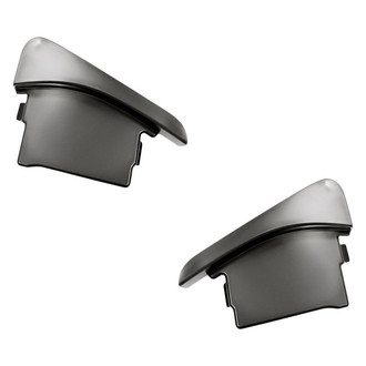 Replacement - Front Upper Driver and Passenger Side Tow Hook Cover Set (Standard Line)