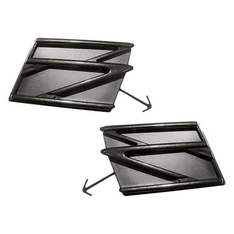 Replacement - Front Driver and Passenger Side Tow Hook Cover Set (Standard Line)