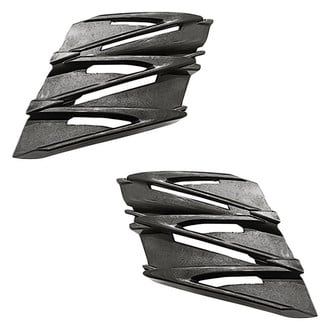Replacement - Front Driver and Passenger Side Fog Light Cover Set (Standard Line)