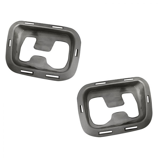 Replacement - Front Driver and Passenger Side Tow Hook Cover Set