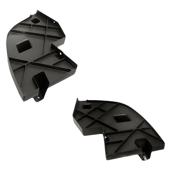Replacement - Front Driver and Passenger Side Outer Bumper Filler Bracket Set