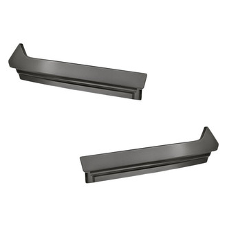 Replacement - Front Driver and Passenger Side Bumper Cover Molding Set (Standard Line)