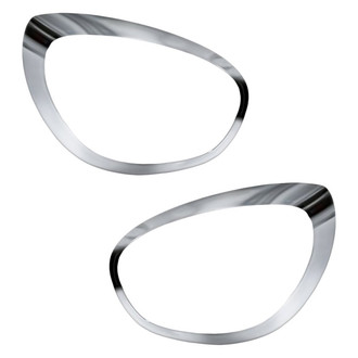 Replacement - Driver and Passenger Side Headlight Bezel Set (Standard Line)