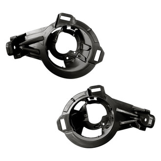 Replacement - Front Driver and Passenger Side Fog Light Bracket Set (Standard Line)