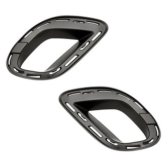 Replacement - Front Driver and Passenger Side Fog Light Bezel Adaptor Bracket Set (Standard Line)