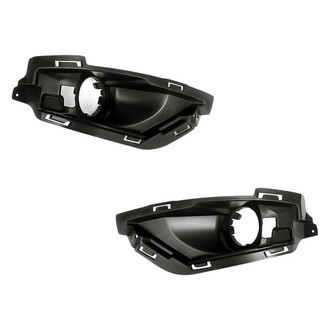 Replacement - Front Driver and Passenger Side Fog Light Bezel Set (Standard Line)